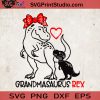 Grandma Saurus Rex SVG, Grandma Dinosaur SVG, T-rex Mom SVG