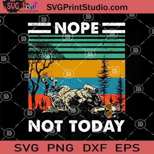 Nope Not Today SVG, Funny Horse SVG, Not Today Horse SVG
