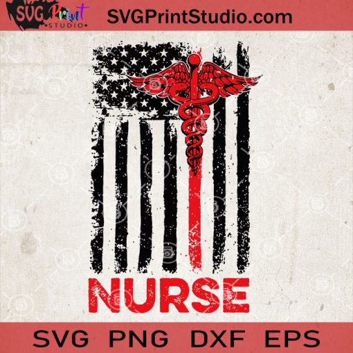Nurse 2020 SVG, Nurse America Flag SVG, Nurse Life SVG