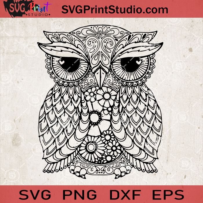 Free Free 115 Cricut Owl Mandala Svg SVG PNG EPS DXF File