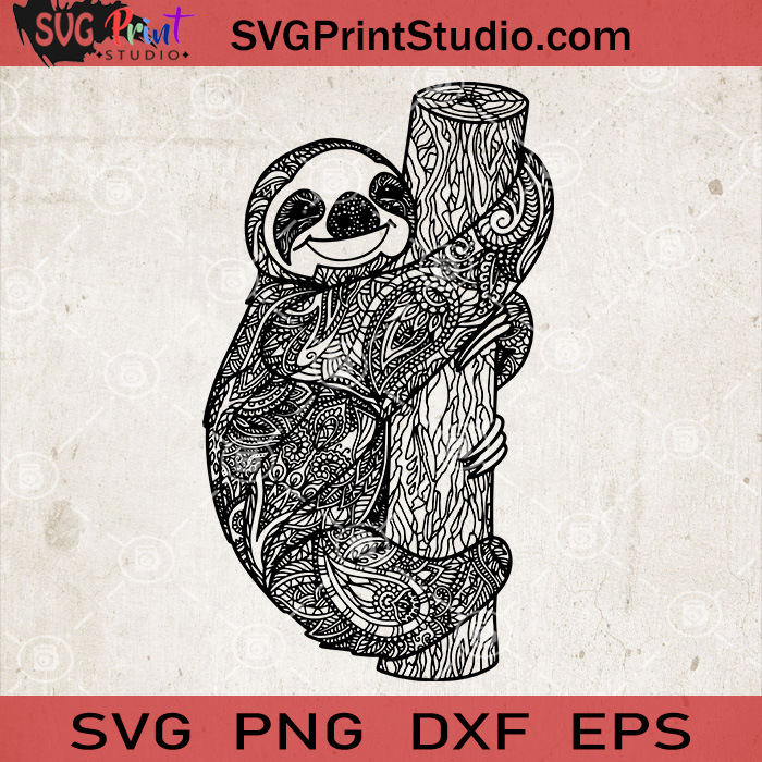 Free Free Sloth Mandala Svg Free 100 SVG PNG EPS DXF File