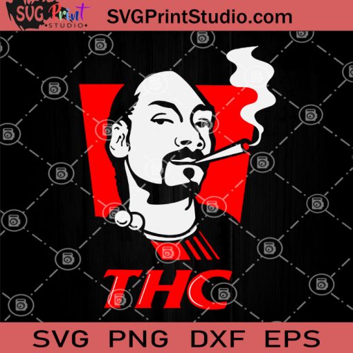 Snoop Dogg THC SVG, Snoop Dogg Cool T-Shirt, Hip-Hop SVG Rap SVG