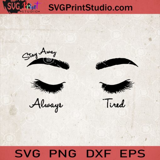 Stay Away SVG, Post Malone Eyes Tattoo SVG, Post Malone Vector