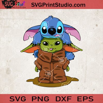 Baby Stitch And Baby Yoda Cosplay SVG, Sticth SVG, Baby Yoda SVG