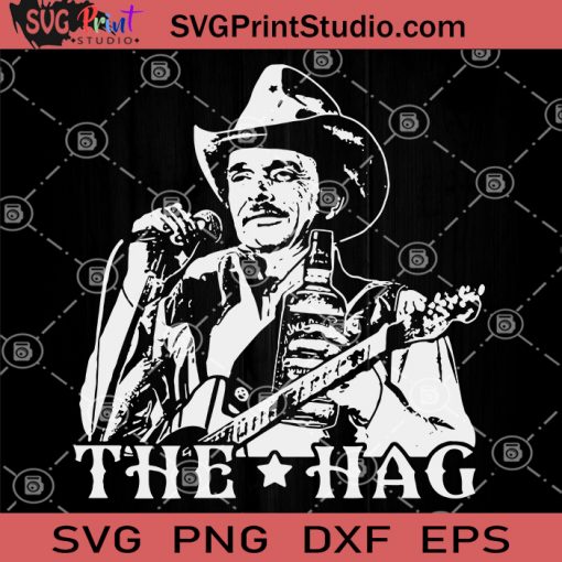 Merle Haggard SVG, Merle Haggard The Hag SVG, Singer SVG