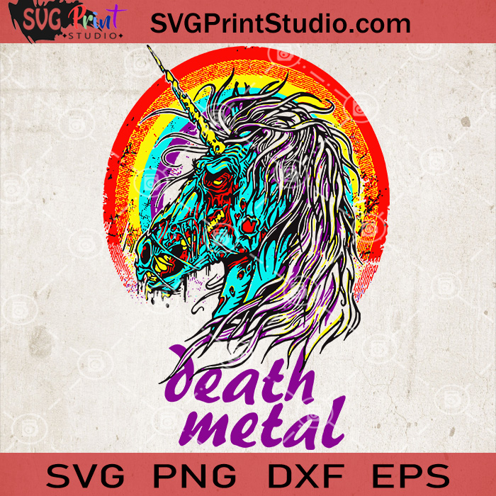 Download Death Metal Unicorn Svg Unicorn Zombie Svg Unicorn Lover Svg Print Studio