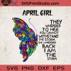 Butterfly April Girl SVG, Butterfly Girl SVG, Hippie SVG EPS DXF PNG Cricut File Instant Download
