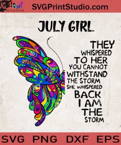 Butterfly July Girl SVG, Butterfly Girl SVG, Hippie SVG EPS DXF PNG Cricut File Instant Download