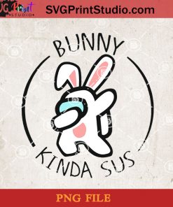 Bunny A SVG, Rabbits SVG, Easter Day SVG, Among Us SVG EPS DXF PNG Cricut File Instant Download