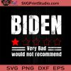 Joe Biden Very Bad Would Not Recommend 1 Star Review SVG, Biden SVG, America SVG EPS DXF PNG Cricut File Instant Download