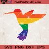 Pride Bird SVG, Bird SVG, LGBT SVG EPS DXF PNG Cricut File Instant Download