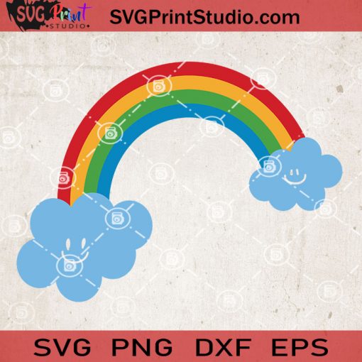 Pride Rainbow SVG, Rainbow SVG, LGBT SVG EPS DXF PNG Cricut File Instant Download