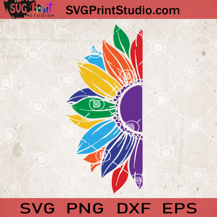 Free Free Half Sunflower Svg Png SVG PNG EPS DXF File