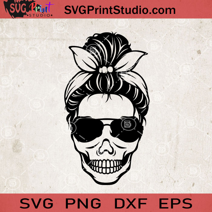 Download Skeleton With Bandana Svg Momlife Svg Happy Mother S Day Svg Eps Dxf Png Cricut File Instant Download Svg Print Studio