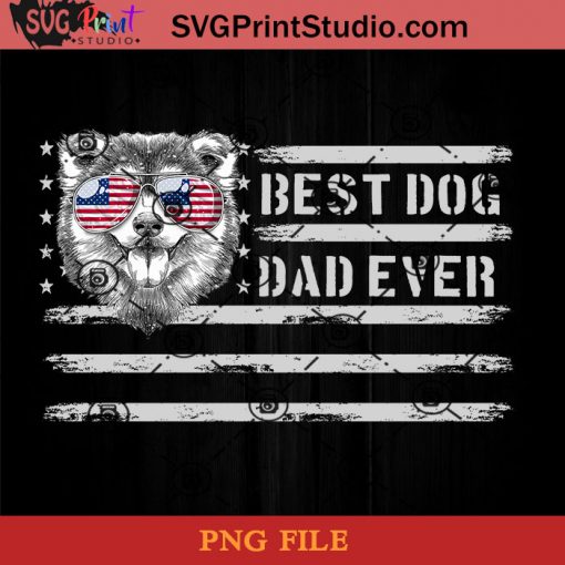 Best Dog Dad Ever Alaska-Malamute PNG, Happy Fathers Day PNG, Father PNG, Dad PNG Instant Download