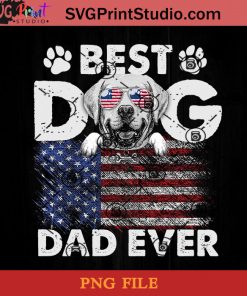 Best Dog Dad Ever Flag Labrador-Retriever PNG, Happy Fathers Day PNG, Father PNG, Dad PNG Instant Download