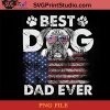 Best Dog Dad Ever Flag Boxer PNG, Happy Fathers Day PNG, Father PNG, Dad PNG Instant Download