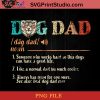 Dog Dad Alaska-Malamute PNG, Happy Fathers Day PNG, Father PNG, Dad PNG Instant Download