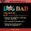 Dog Dad French-Bulldog PNG, Happy Fathers Day PNG, Father PNG, Dad PNG Instant Download