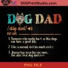 Dog Dad Husky PNG, Happy Fathers Day PNG, Father PNG, Dad PNG Instant Download