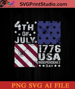 4th Of July 1776 USA Independence Day SVG, 4th of July SVG, America SVG PNG AI Cricut File Instant Download