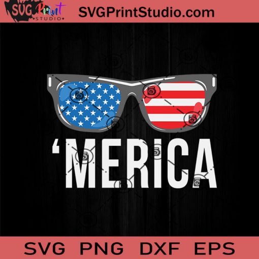 4th Of July Merica USA SVG, 4th Of July SVG, Independence Day SVG EPS DXF PNG Cricut File Instant Download