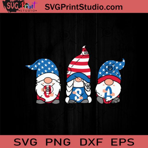 4th Of July Gnomes Patriotic SVG, 4th Of July SVG, Independence Day SVG EPS DXF PNG Cricut File Instant Download