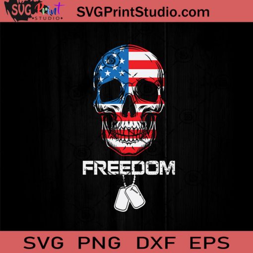Skull 4th Of July Independence Day SVG, 4th Of July SVG, Independence Day SVG EPS DXF PNG Cricut File Instant Download