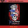 All American Mama USA Flag Messy Bun Skull Mom 4th Of July PNG, Happy Mother's Day PNG, Skull PNG, Momlife PNG Instant Download
