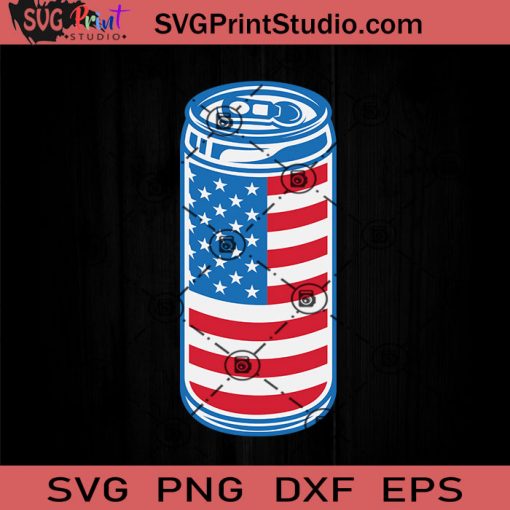 Beer American Flag 4th of July SVG, 4th Of July SVG, Independence Day SVG EPS DXF PNG Cricut File Instant Download