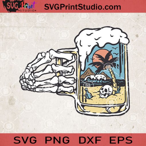 Beer Summer SVG, Summer SVG, Sea SVG, Beer SVG, Beach SVG EPS DXF PNG Cricut File Instant Download