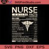 Nurse Facts Daily Value May Vary SVG, Nurse SVG, Nurse Life SVG EPS DXF PNG Cricut File Instant Download