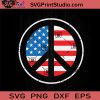 Peace America SVG, 4th Of July SVG, Independence Day SVG EPS DXF PNG Cricut File Instant Download