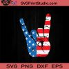 Peace Sign Patriotic 4th of July SVG, 4th Of July SVG, Independence Day SVG EPS DXF PNG Cricut File Instant Download
