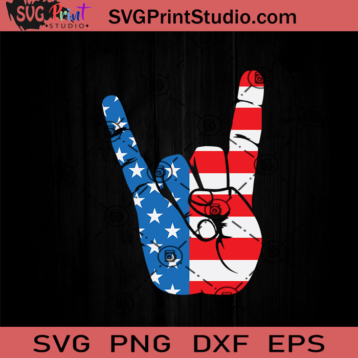 Peace Sign Patriotic 4th of July SVG, 4th Of July SVG, Independence Day