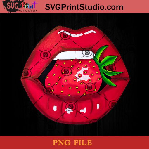 Sexy Strawberry Lips Red Lipstick Woman Strawberries PNG, Strawberry PNG, Red Lipstick PNG, Sexy Lips PNG Instant Download