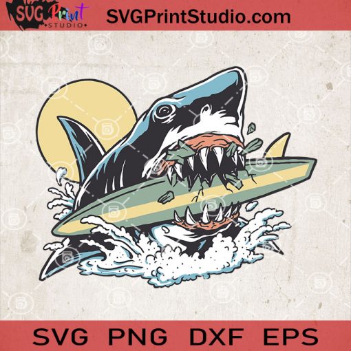 Shark Summer SVG, Summer SVG, Sea SVG, Shark SVG, Beach SVG EPS DXF PNG Cricut File Instant Download