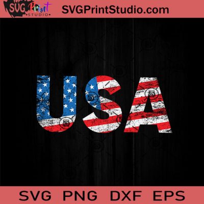 USA American Flag Distressed SVG, 4th Of July SVG, Independence Day SVG ...