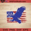 USA Animal Eagle Side SVG, 4th of July SVG, America SVG EPS DXF PNG Cricut File Instant Download