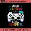 Virtual 5th Grade Level Complete SVG, Back To School SVG, School SVG EPS DXF PNG Cricut File Instant Download