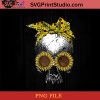 Womens Cute Sunflower Skull Sunflower Bandana Sunflower Love Gift PNG, Skull PNG, Sunflower PNG, Momlife PNG Instant Download