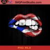Womens Sexy Biting Lips Puerto Rico Flag V-Neck PNG, Puerto Rico Flag PNG, Sexy Mouth PNG, Sexy Lips PNG Instant Download