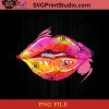 Womens Sexy Colorful Graphic Lips Tshirt Women Printed Lips PNG, Colorful PNG, Lips PNG, Sexy Lips PNG Instant Download
