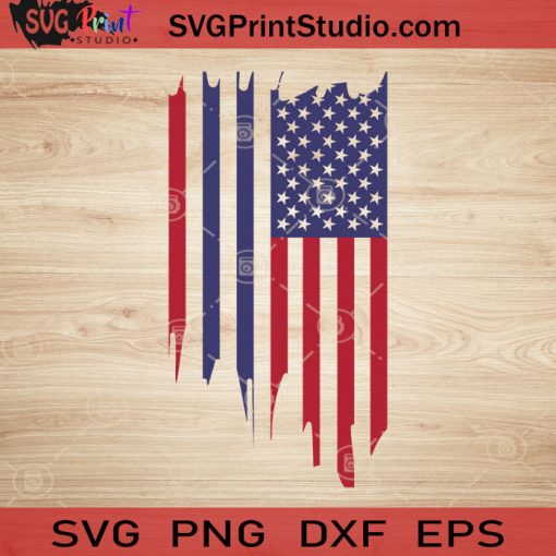 America Flag SVG, 4th of July SVG, America SVG EPS DXF PNG Cricut File Instant Download