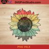 Sunflower Vintage PNG, Sunflower PNG, America PNG Instant Download