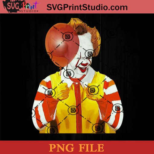 Pennywise PNG, IT PNG, Horror Thriller PNG, IT Pennywise Clown PNG, Horror Halloween PNG Instant Download