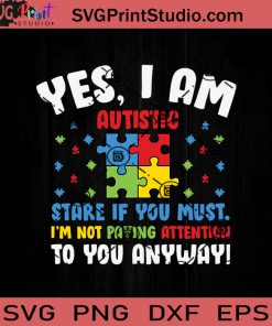 Autistic Autism Awareness SVG, Autism SVG, Puzzle SVG EPS DXF PNG Cricut File Instant Download