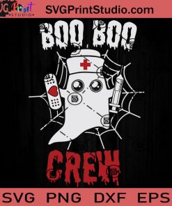 Boo Boo Crew Halloween Funny SVG, Boo Crew SVG, Happy Halloween SVG EPS DXF PNG Cricut File Instant Download