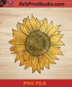 Colorful Sunflower Gold PNG, Sunflower PNG, America PNG Instant Download