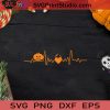 Halloween Heartbeat And Bat SVG, Halloween Heartbeat SVG, Happy Halloween SVG EPS DXF PNG Cricut File Instant Download